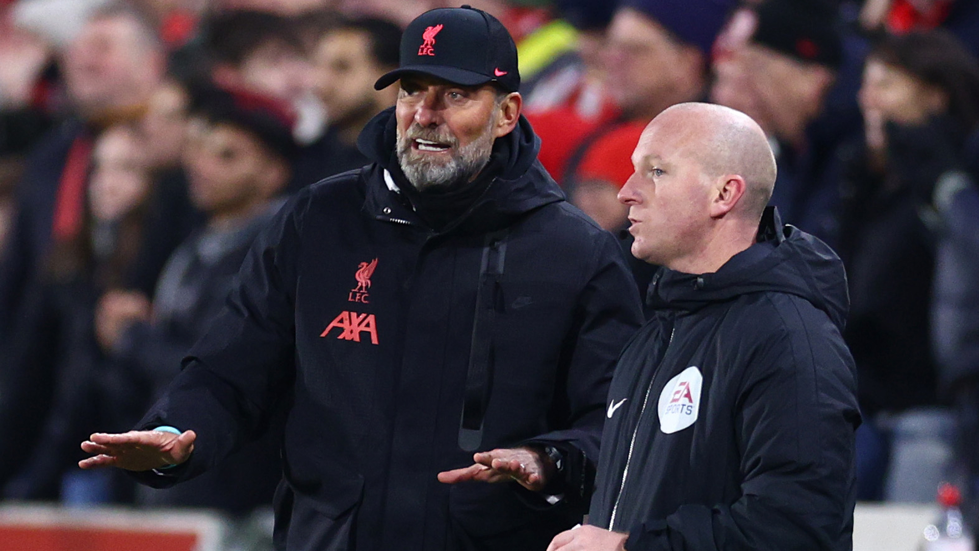 Jurgen Klopp was furious after his side's defeat at Brentford