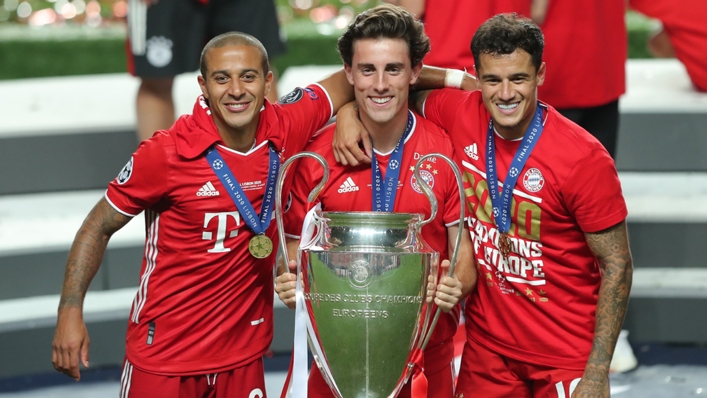 Thiago Alcantara (left) has won the Champions League with Bayern Munich and Barcelona