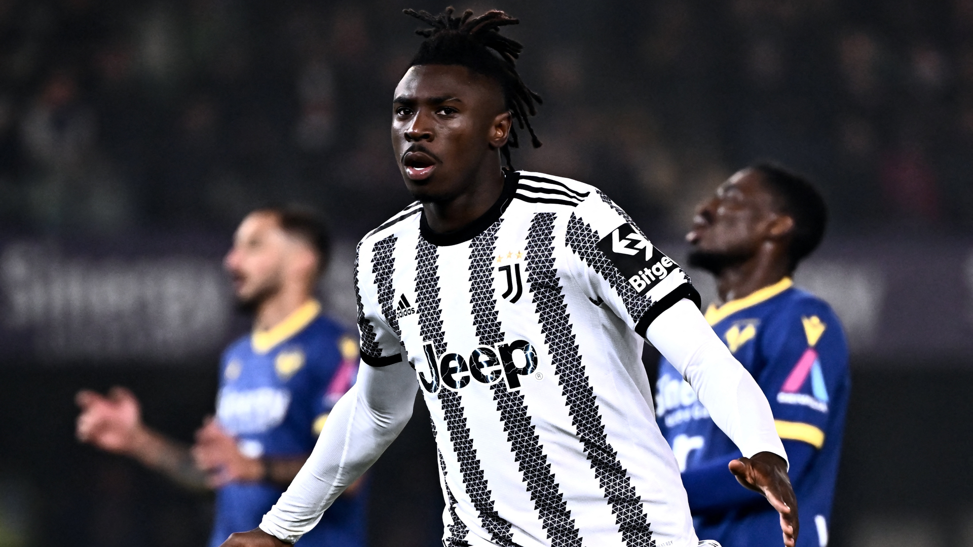 Moise Kean scored Juventus' winner against Hellas Verona