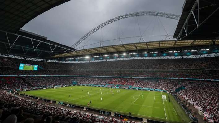 Wembley during the Euro 2020 final