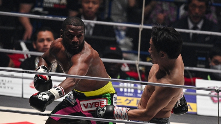 Floyd Mayweather stopped Mikuru Asakura inside two rounds on Sunday