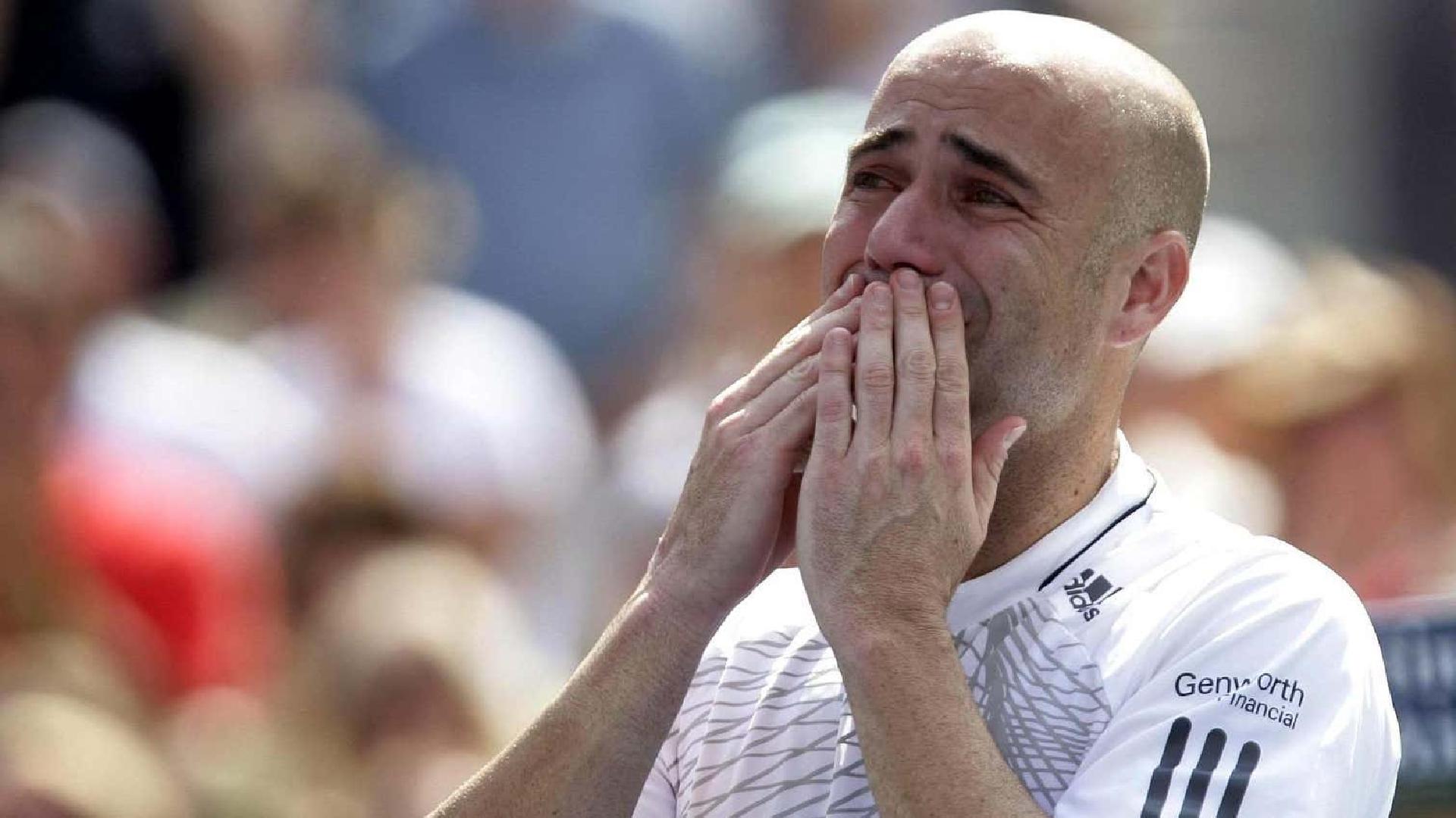 Andre Agassi (pictured) retired after losing to Germany’s Benjamin Becker at the 2006 US Open (PA)