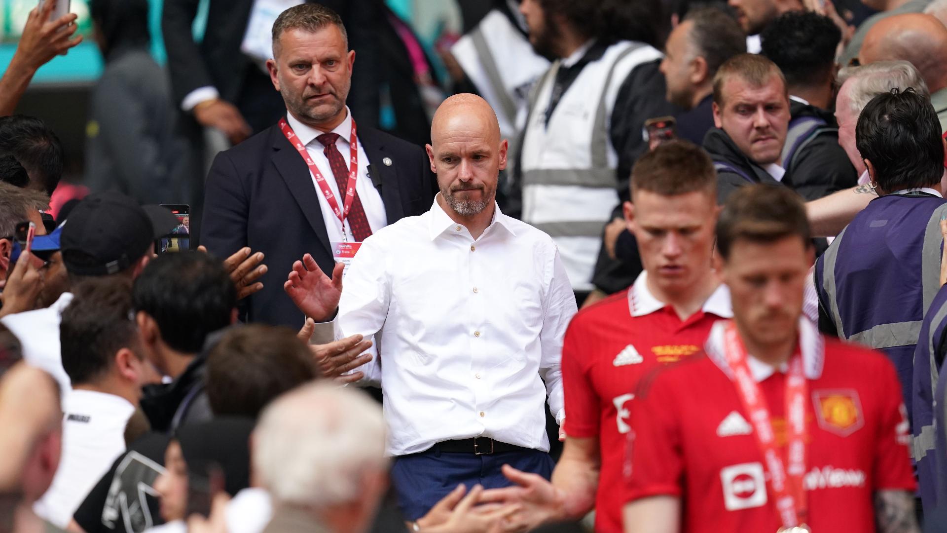 Erik ten Hag wants Manchester United to use FA Cup final defeat as motivation (Nick Potts/PA)