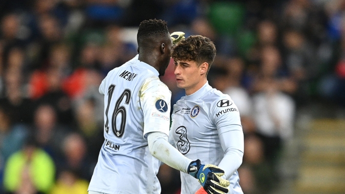 Kepa Arrizabalaga replaced Edouard Mendy late on for Chelsea