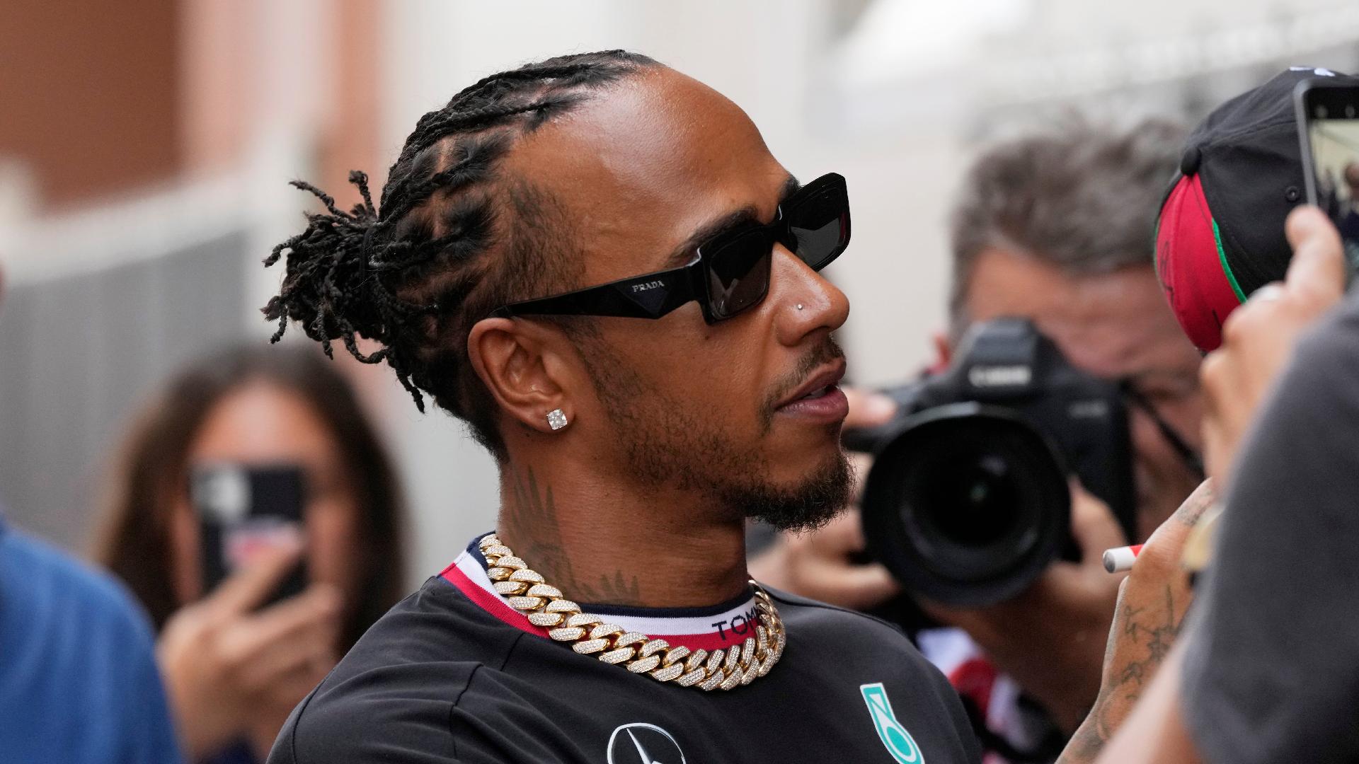 Lewis Hamilton in Monaco (Luca Bruno/AP)