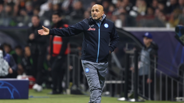 Spalletti warns Napoli cannot rest on first-leg triumph over Frankfurt