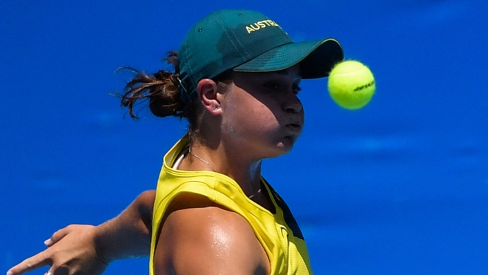 Ash Barty crashed out of the women's singles at Tokyo 2020