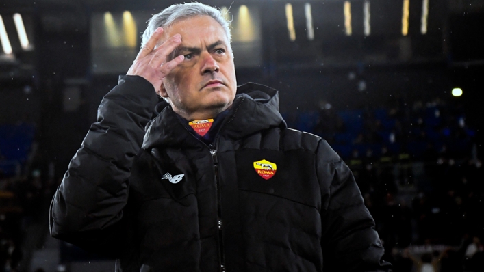 Roma head coach Jose Mourinho