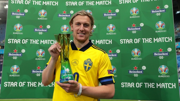 Emil Forsberg starred for Sweden as they knocked Poland out