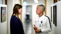 Corinne Diacre (L) has lost her job with the FFF, and Didier Deschamps (R) gave his reaction on Thursday