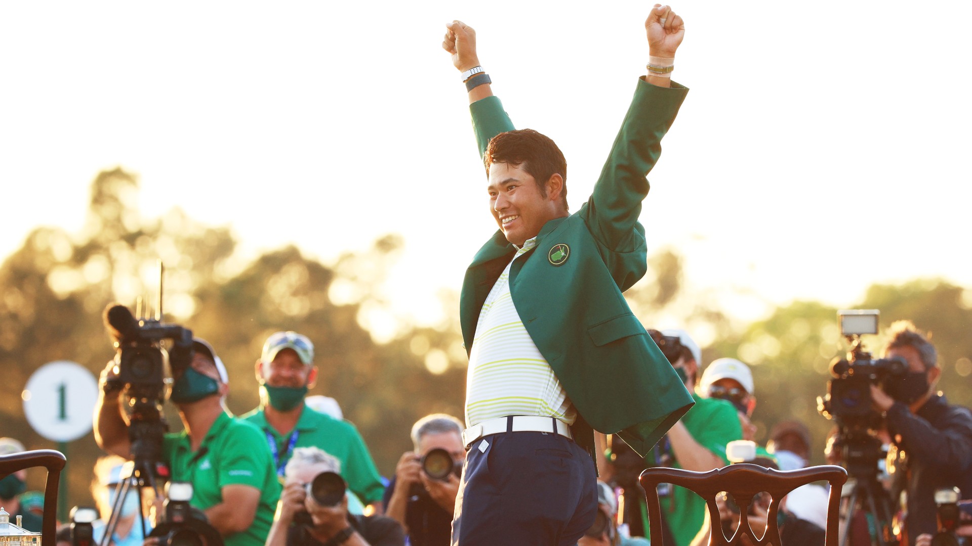 The Masters: Tiger Woods congratulates history-making Matsuyama