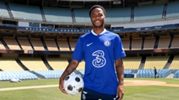 Raheem Sterling was officially unveiled by Chelsea on Wednesday