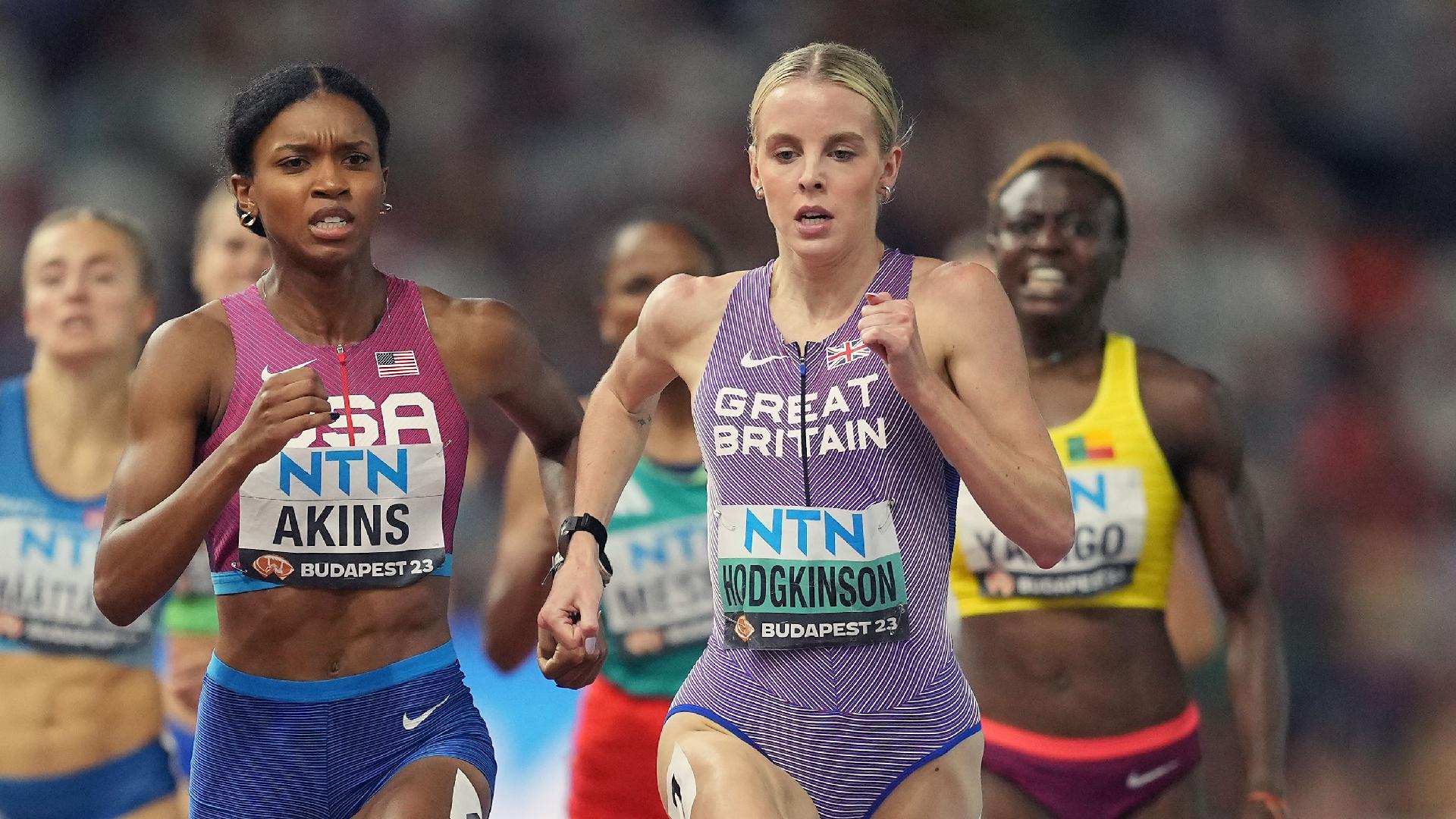 Great Britain’s Keely Hodgkinson breezed into the 800m final (Martin Rickett/PA)
