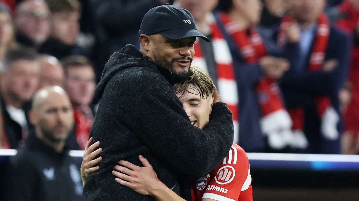 Kompany calls for calm on Bayern's Champions League history-maker Karl