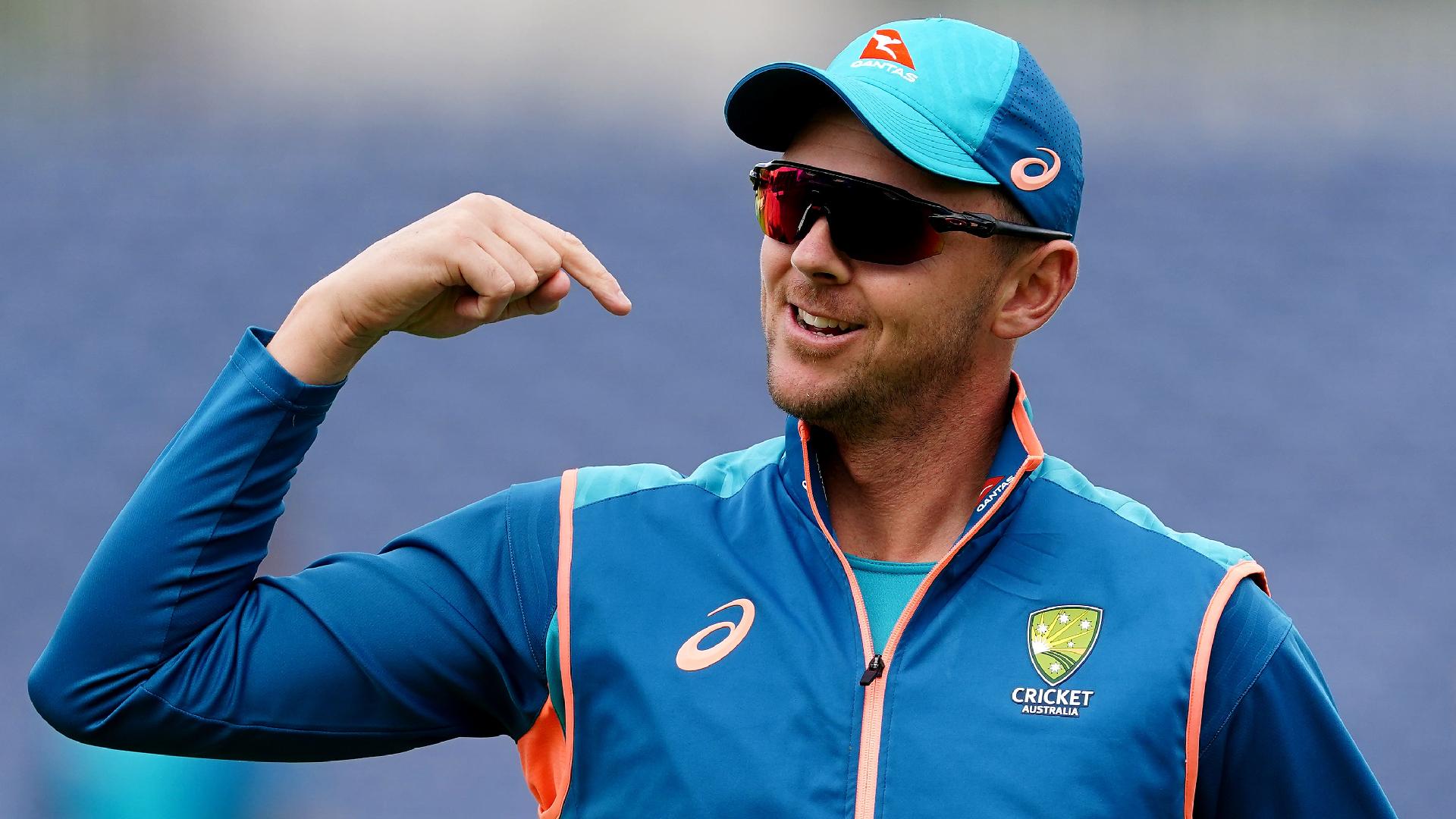 Josh Hazlewood would be happier watching the rain than out on the field (Mike Egerton/PA)