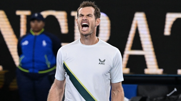 Andy Murray won the second-round match after five hours and 45 minutes