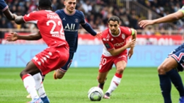 Monaco striker Wissam Ben Yedder scored against PSG on Sunday