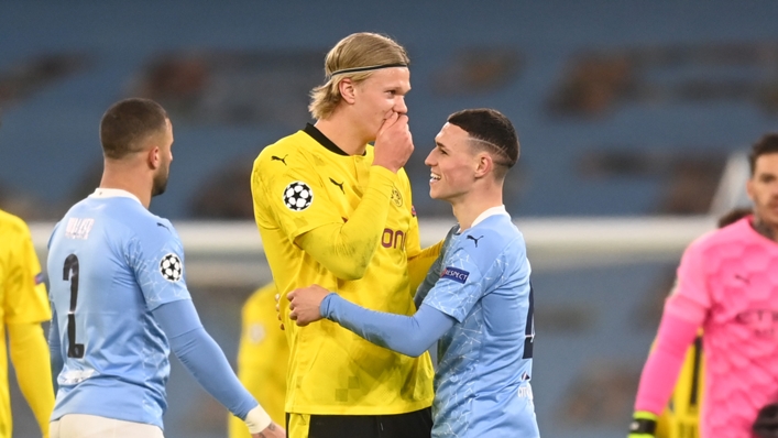Erling Haaland will soon be lining up for Manchester City