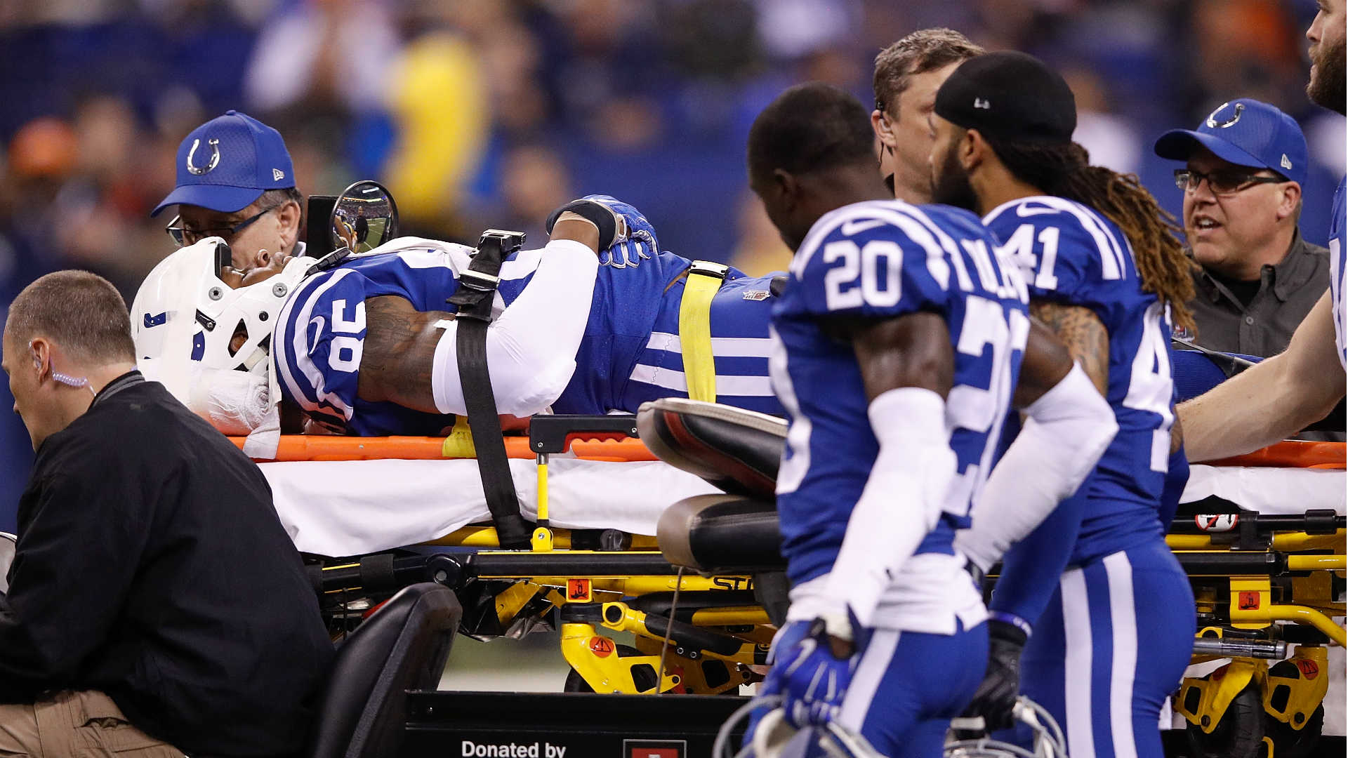 Brandon Williams injury update: Colts TE has concussion, released from ...