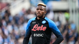 Victor Osimhen missed Napoli's first leg with Milan