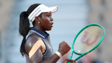 French Open: Mboko moves on in Paris after comeback against Siniakova