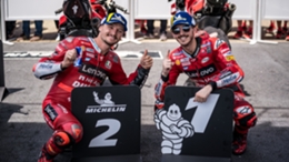 Ducati celebrate their one-two in qualifying