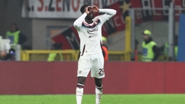 Boulaye Dia celebrates after scoring against Milan