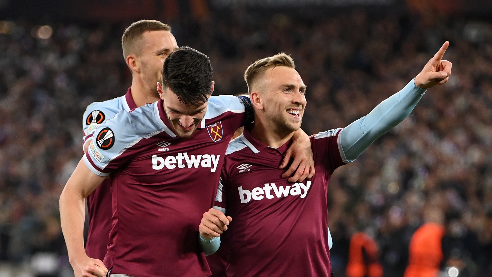 West Ham celebrate against Genk