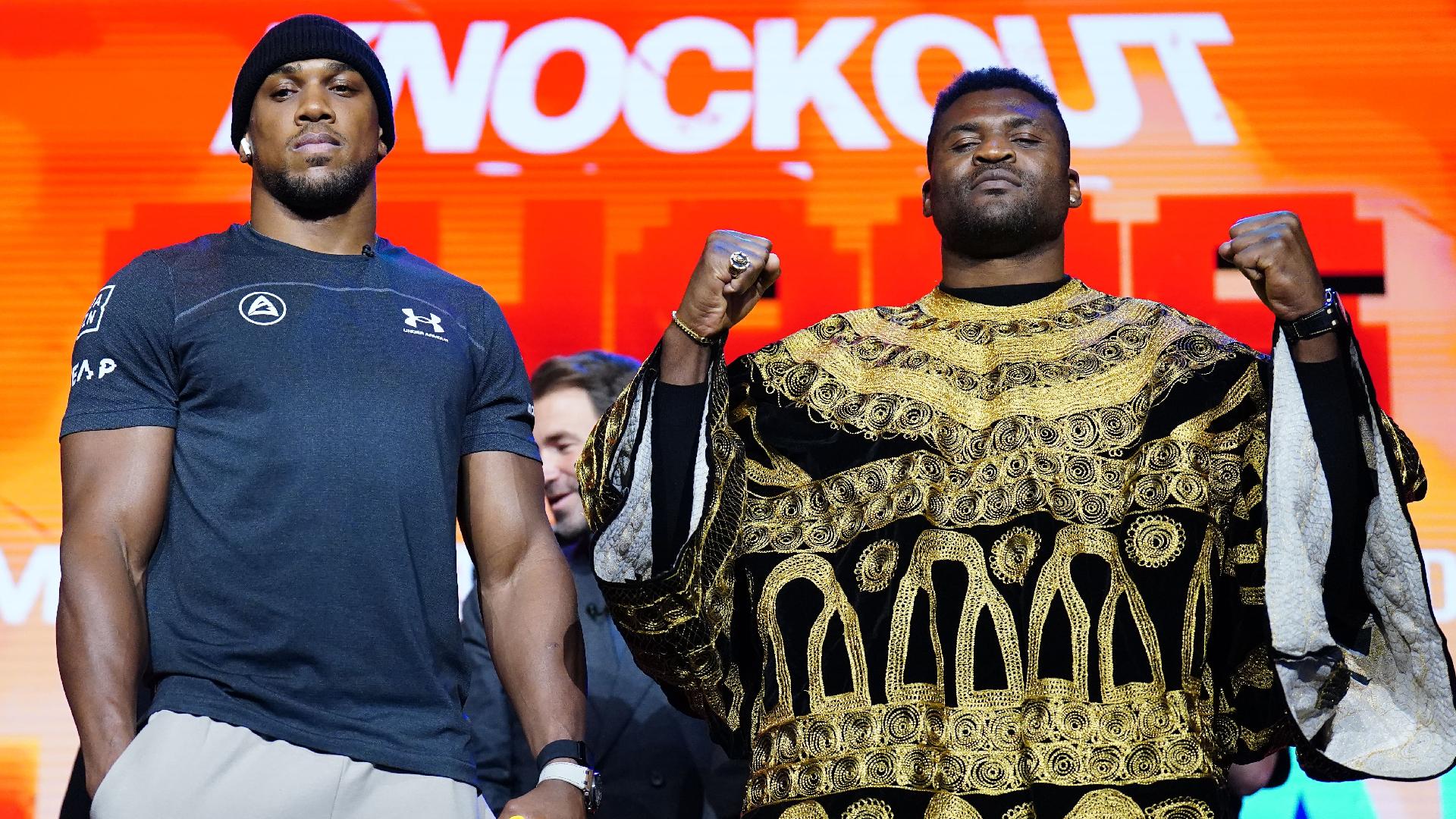 Frank Warren believes Francis Ngannou can upset Anthony Joshua with shock win