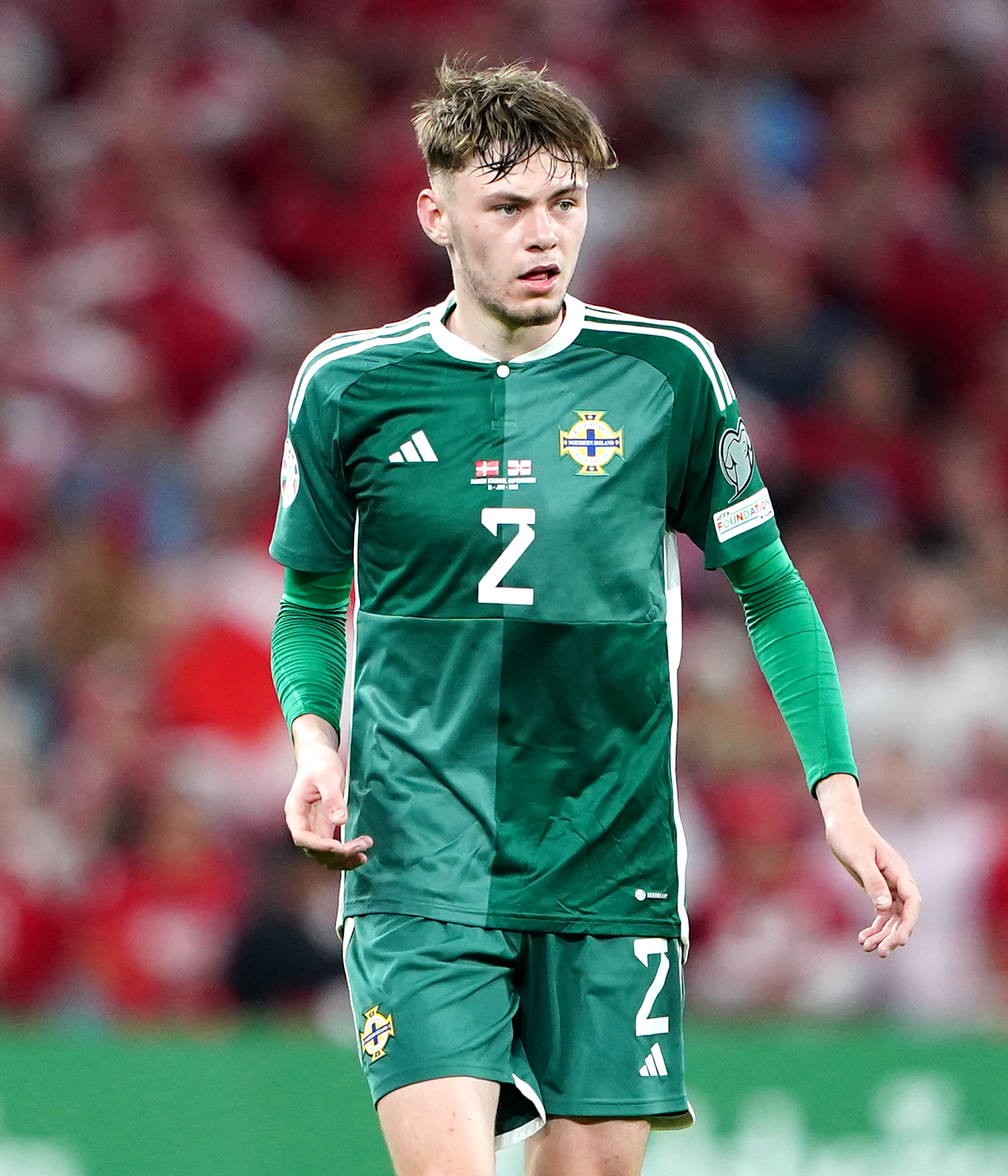 Conor Bradley is unlikely to play any further part in the qualifying campaign