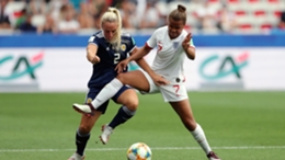 England beat Scotland 2-1 at the 2019 Women’s World Cup in France (Richard Sellers/PA)