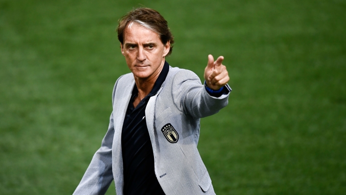 Italy coach Roberto Mancini
