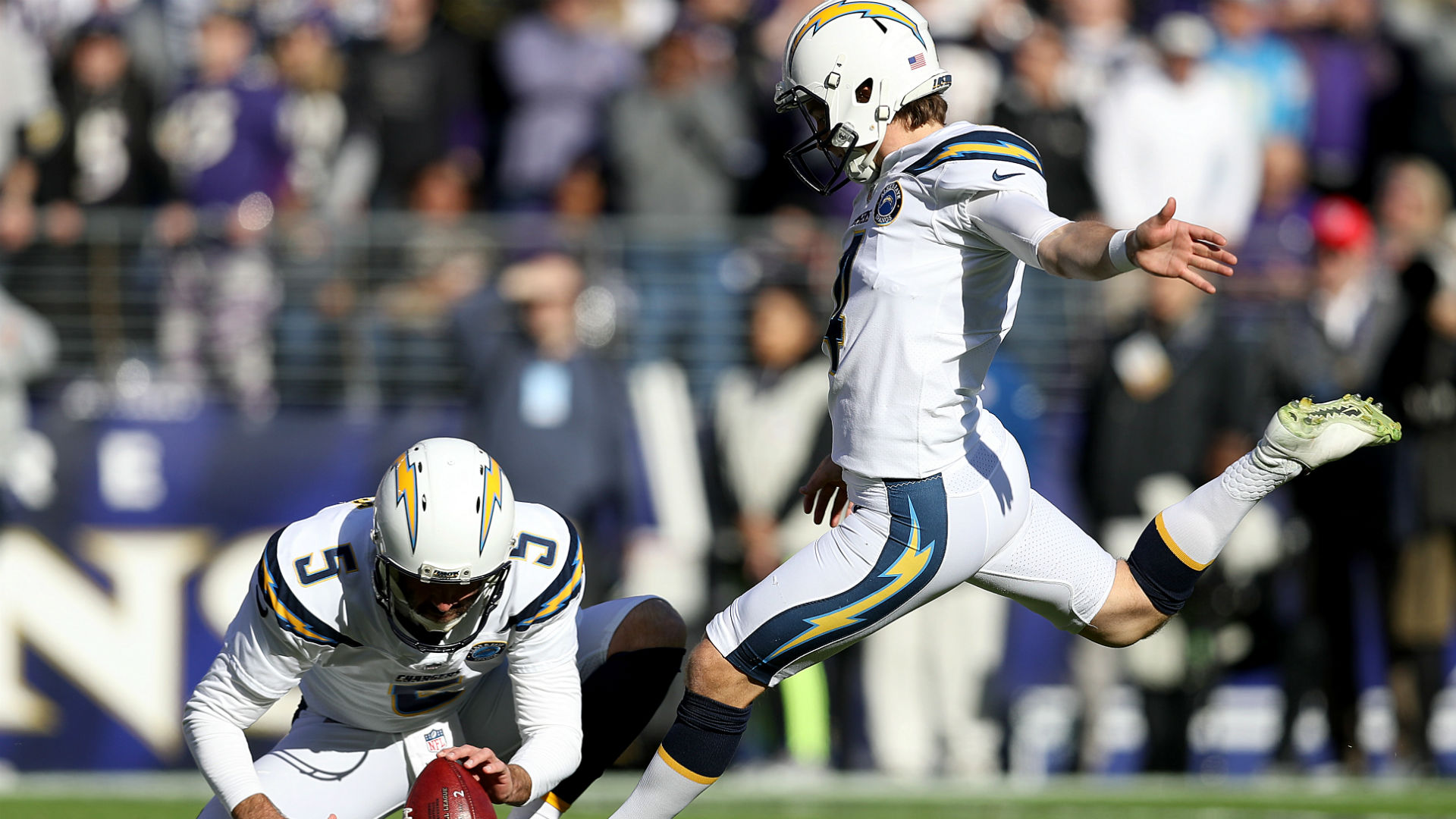 Michael Badgley injury update Chargers kicker (groin) out vs. Colts