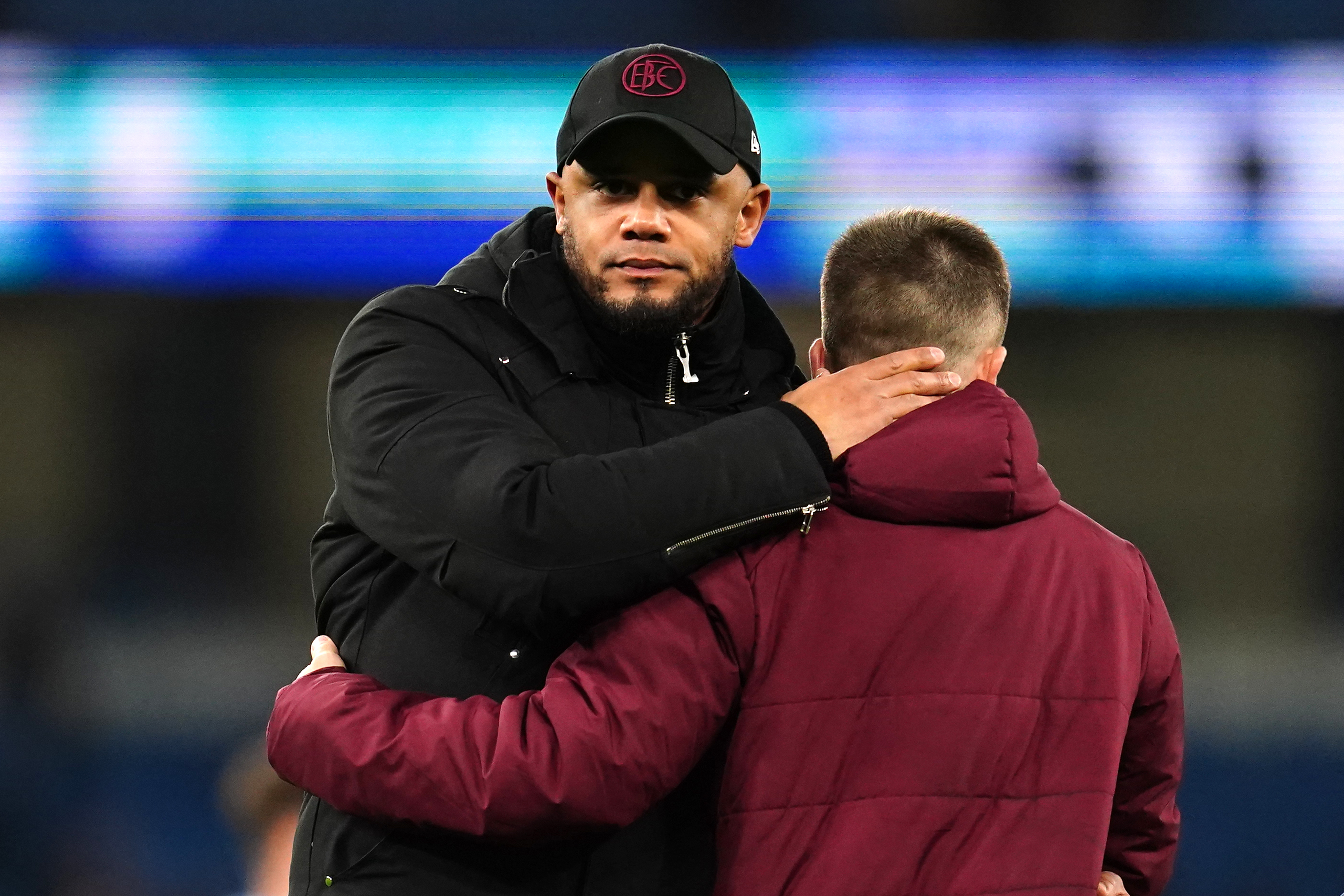 Burnley manager Vincent Kompany