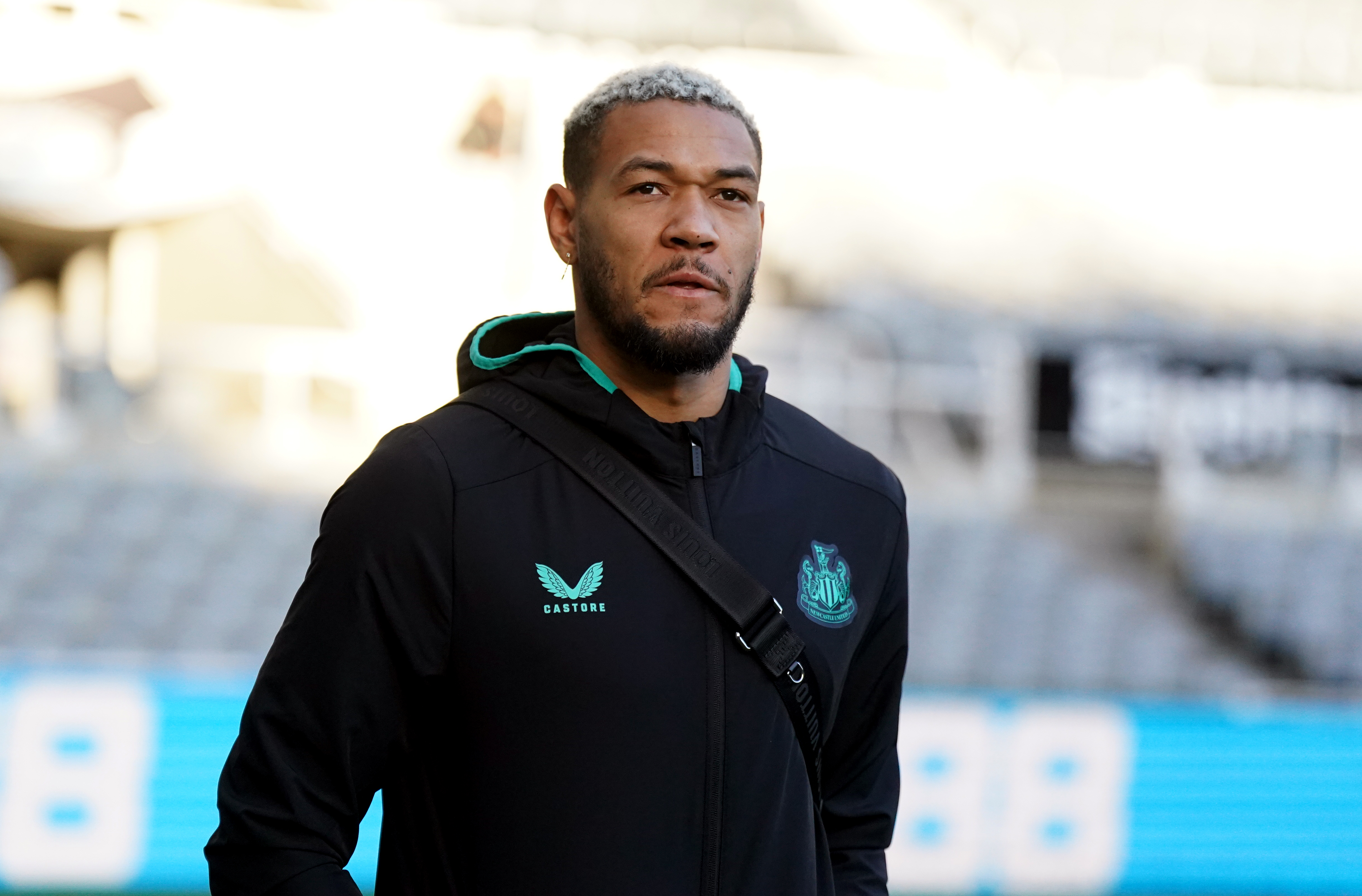 Newcastle's Joelinton arrives at St James’ Park