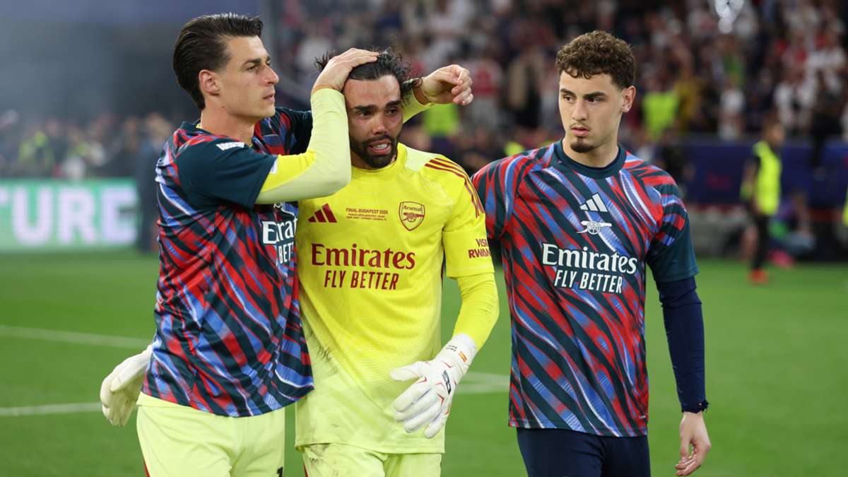 Raya was 'broken inside' after Arsenal's Champions League final defeat