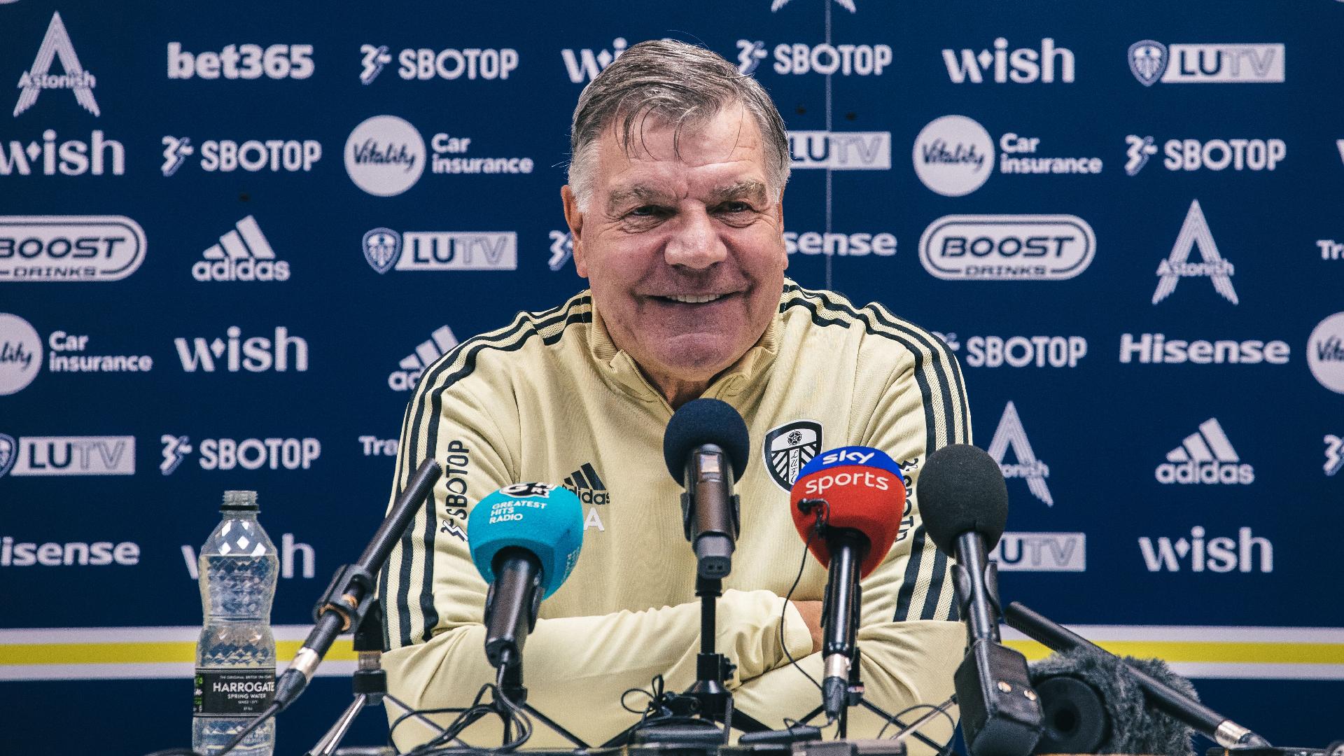 Sam Allardyce has been tasked with keeping Leeds up in the final weeks of the season