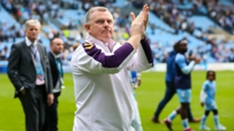 Mark Robins has Coventry dreaming of an end to their Premier League exile (Barrington Coombs/PA)