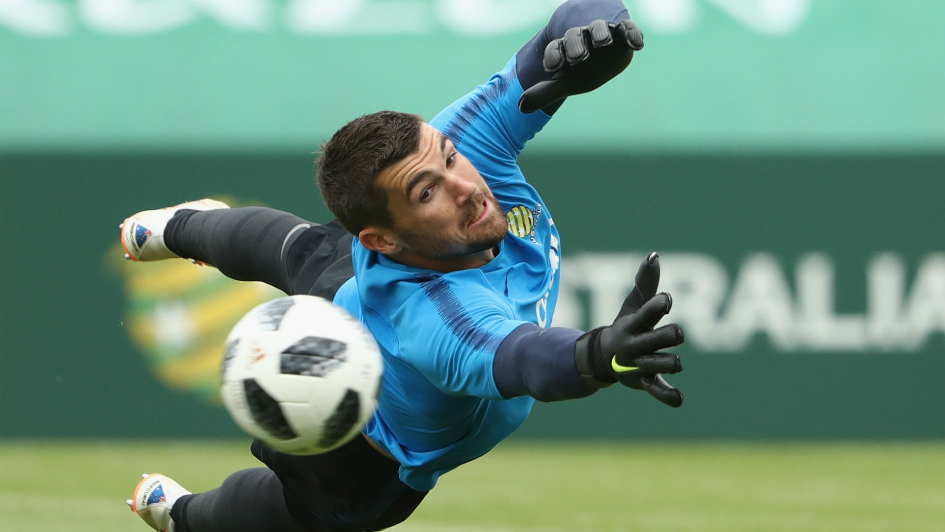 Australia goalkeeper Mathew Ryan