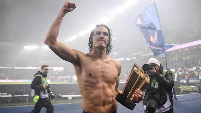 Edinson Cavani is a serial winner after claiming six-straight Ligue 1 titles at Paris Saint-Germain