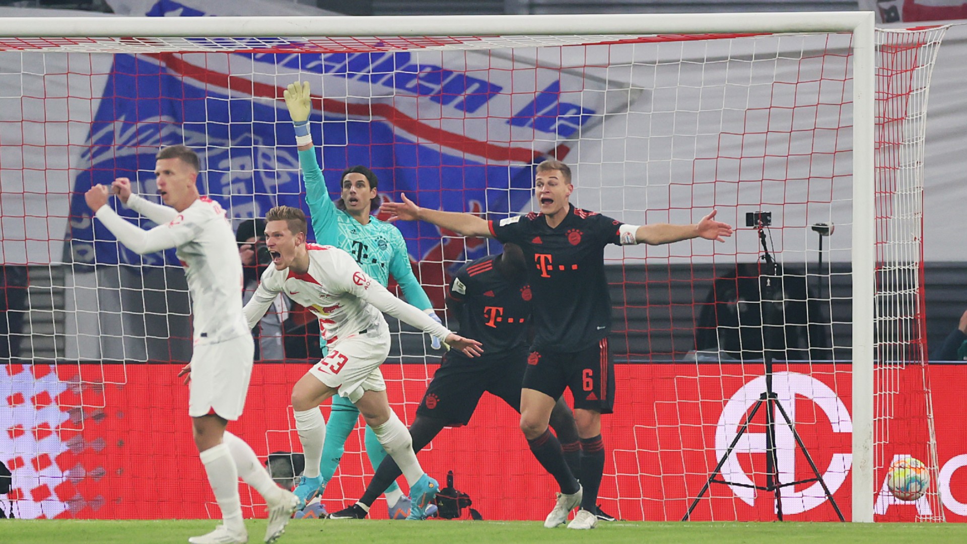 Bayern Munich were pegged back by RB Leipzig