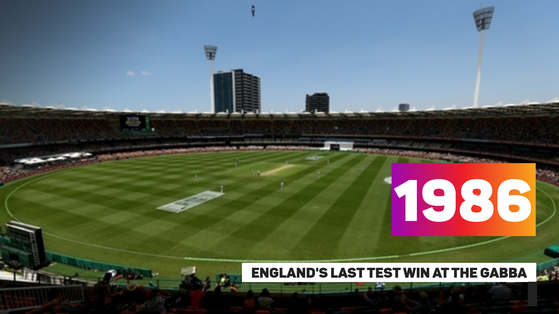 England Gabba record