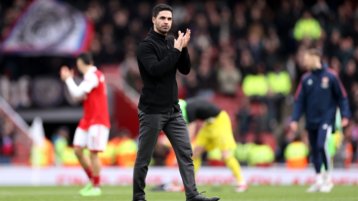 Mikel Arteta has now won the award four times so far this season.