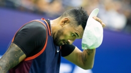 Nick Kyrgios in action at the US Open