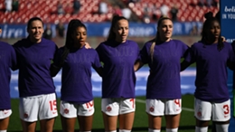 Canada women's national team wore "enough is enough" shirts before a game in February