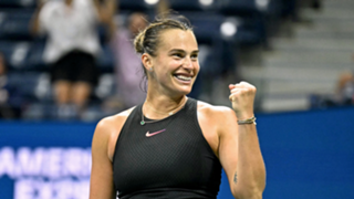 US Open: Sabalenka overcomes first set scare to progress in late start