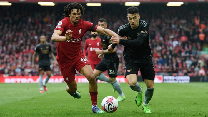 Trent Alexander-Arnold was far from his best in defence for Liverpool on Sunday