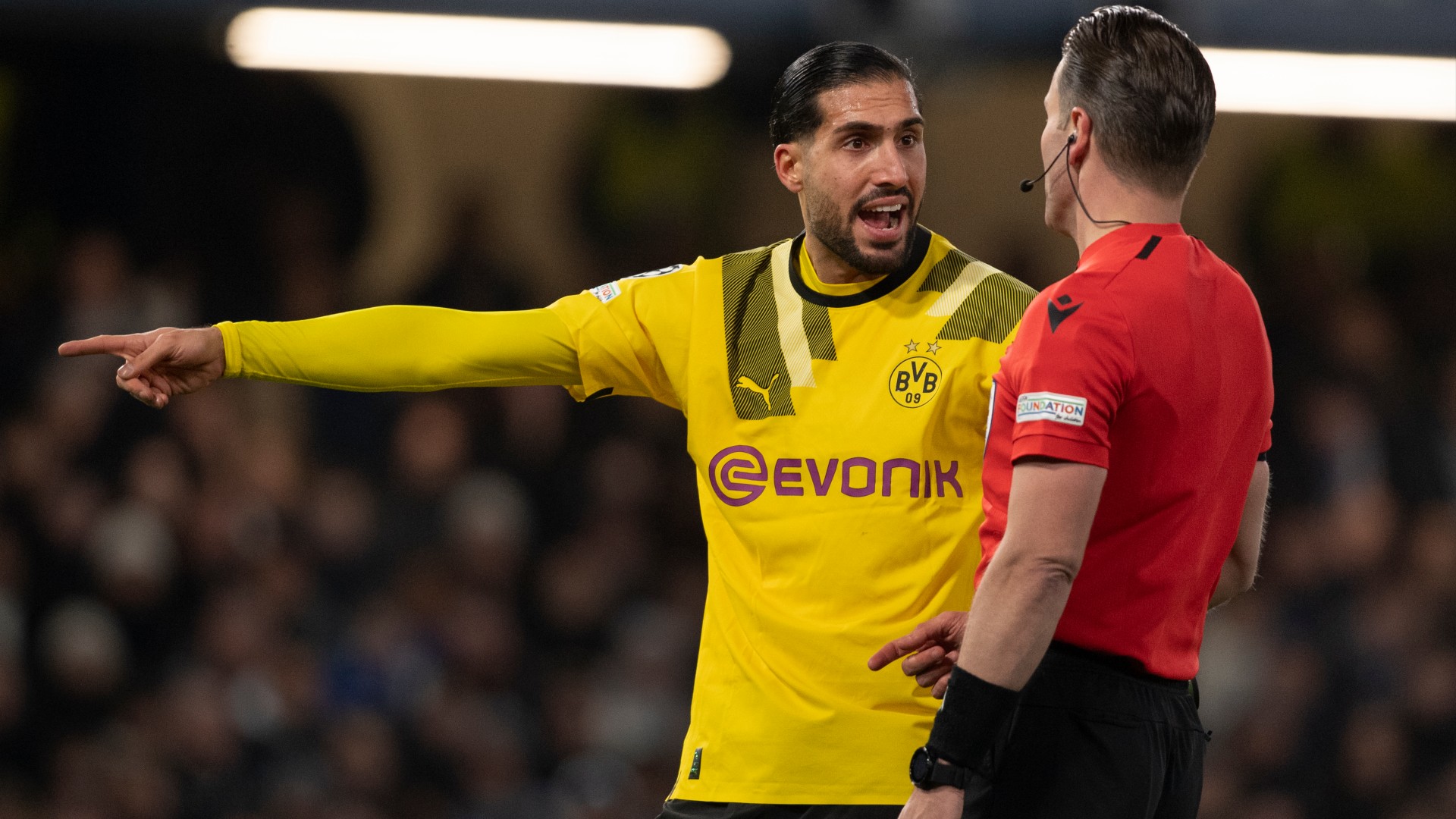 Dortmund midfielder Emre Can was furious