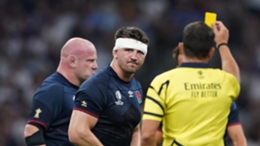 England’s Tom Curry had his yellow card upgraded to red (Mike Egerton/PA)