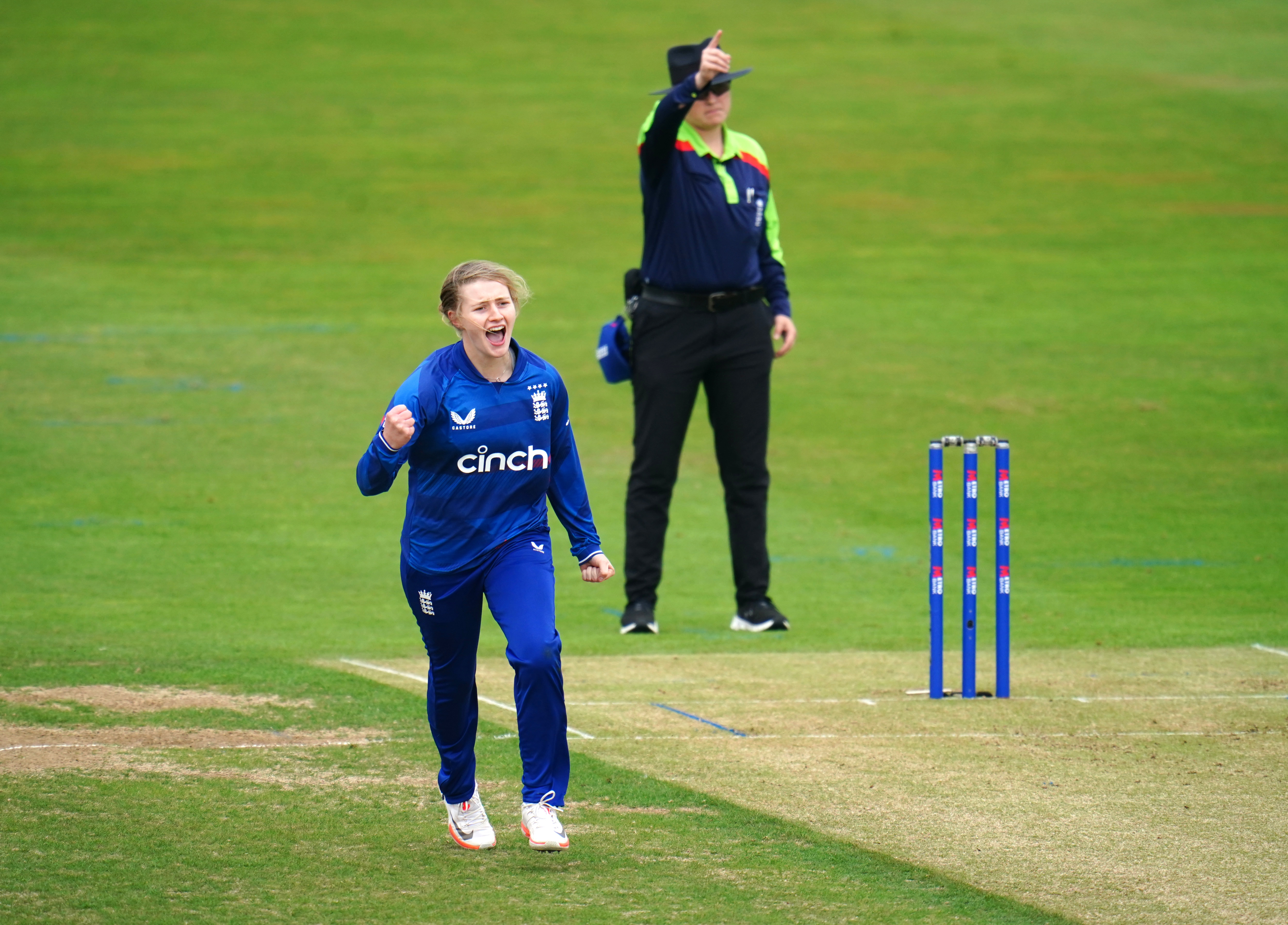 Charlie Dean took a couple of wickets (Nick Potts/PA)